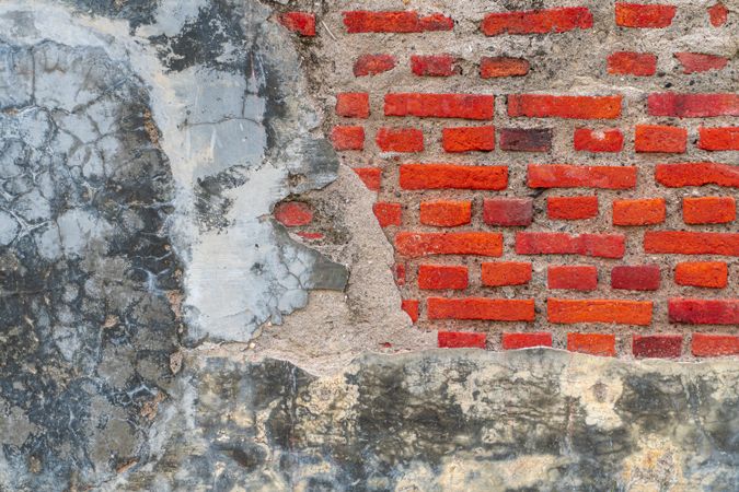 Brick stone wall