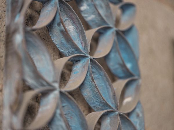 Metal shabby ornament mold for making tiles
