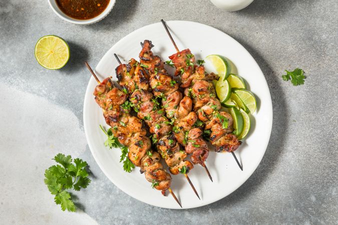 Homemade Thai Pork Skewers