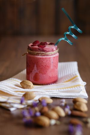 Healthy fruit vegetarian meal
