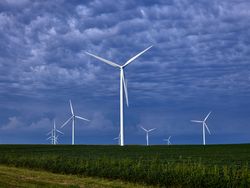 Wind turbines in Franklin County, Iowa y0Pmv5