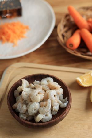Small Peeled Shrimp or Udang Kupas for making Dimsum