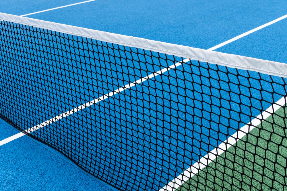 Blue Tennis court