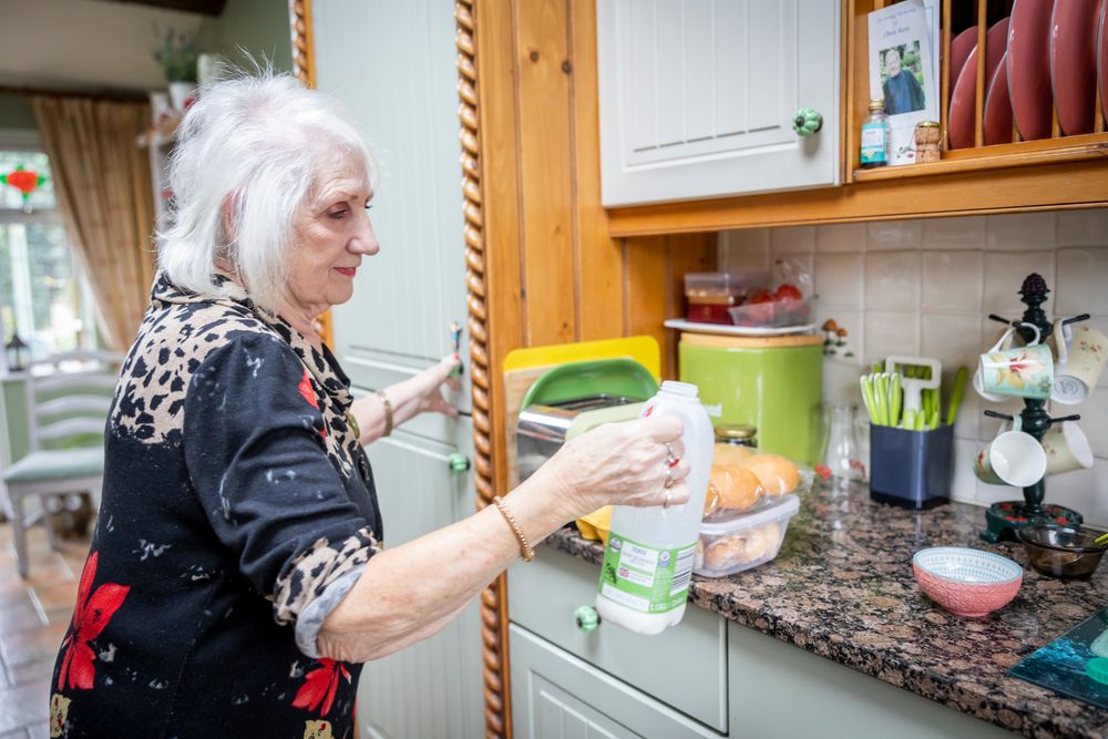 Woman in kitchen