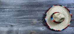 Cinco De May holiday celebration sombrero