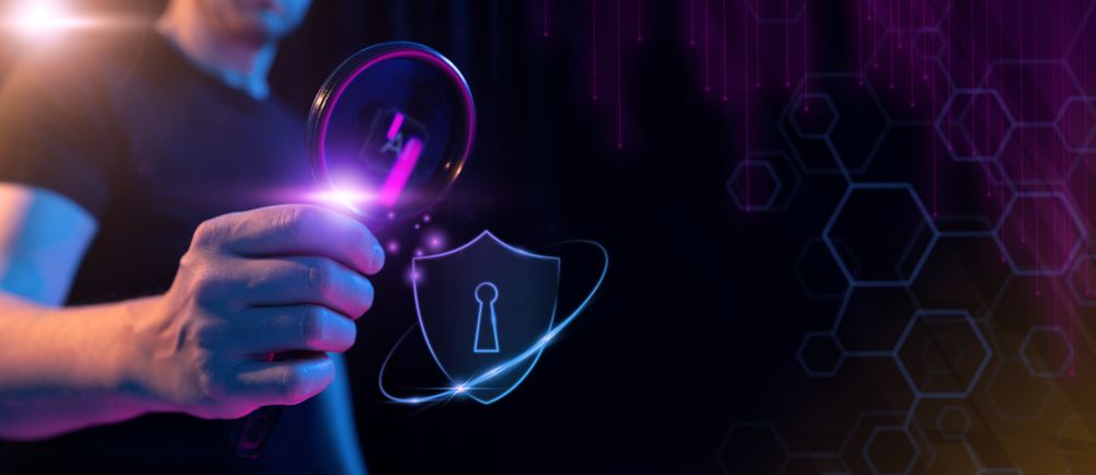 Futuristic Cybersecurity Shield