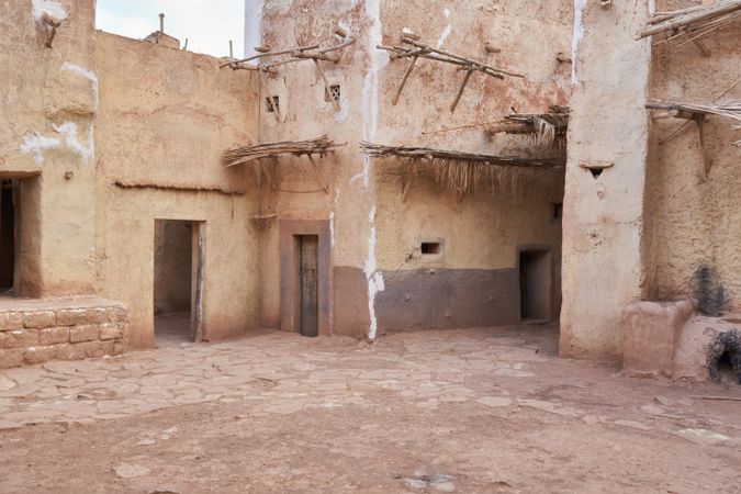 Old narrow street of ancient town