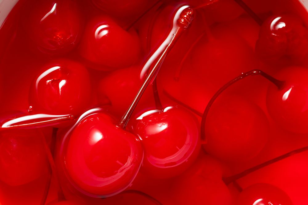 Organic Raw Red Cocktail Maraschino Cherries