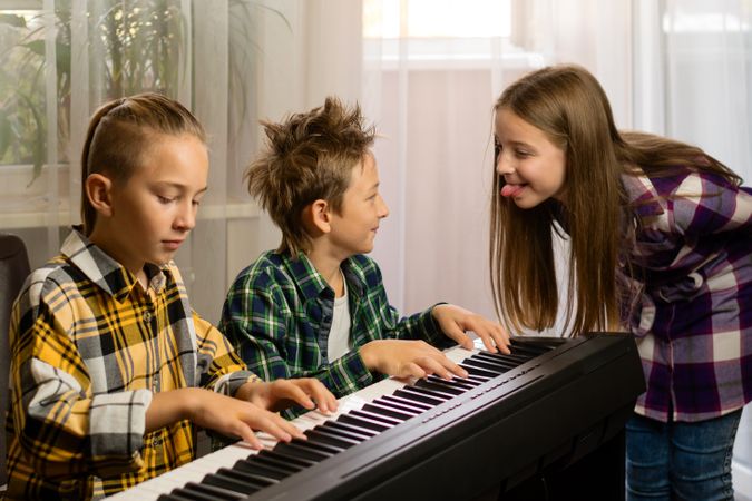 Playful Piano Lesson