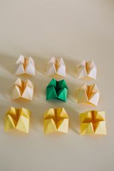 Set of paper origami