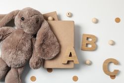 Book for baby, concept of literature for children and baby