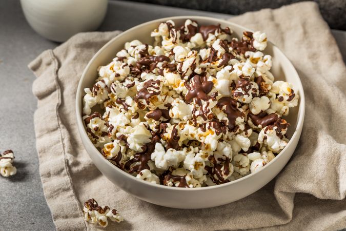 Homemade Chocolate Covered Popcorn