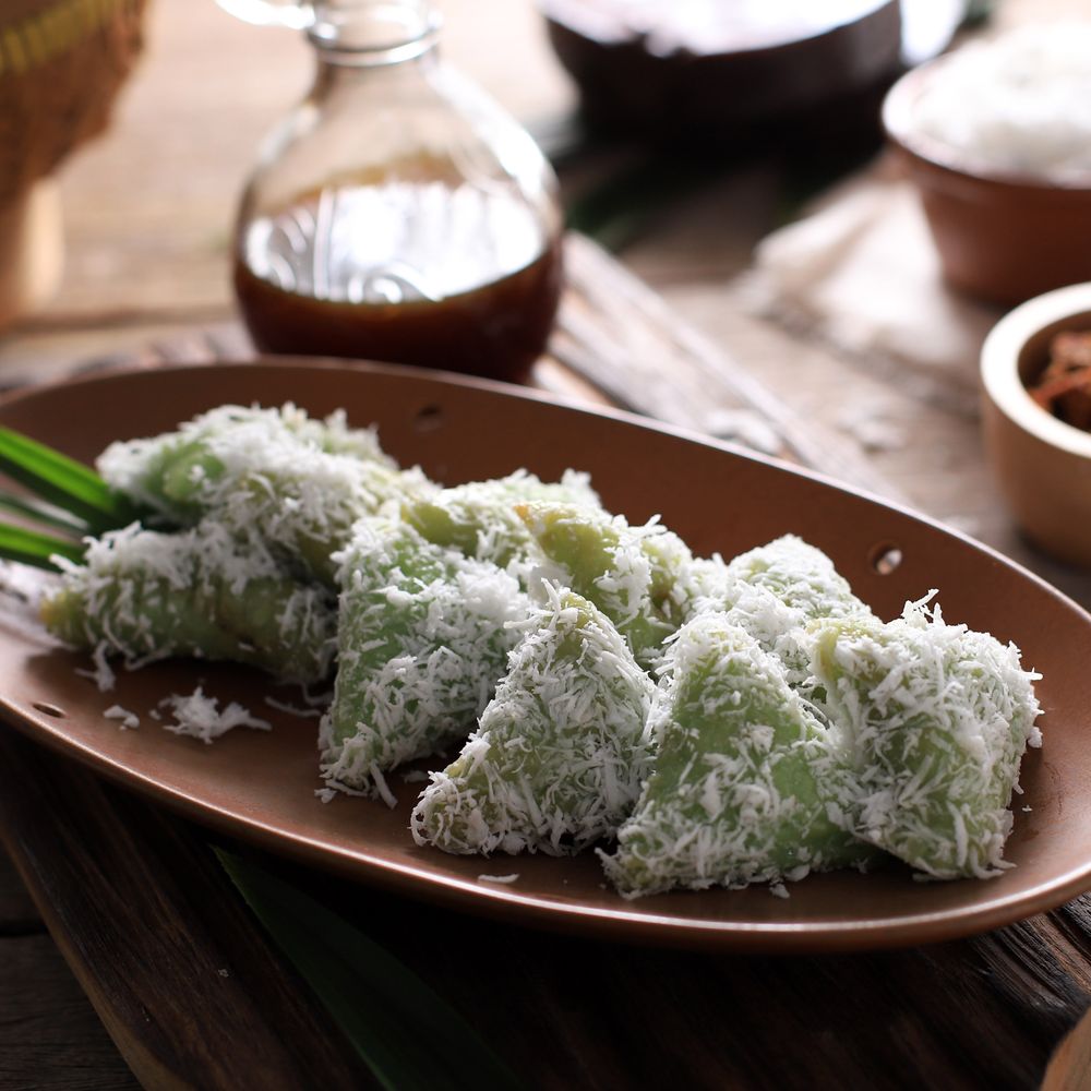 Lupis, Indonesian Traditional Snack Made From Sticky Rice