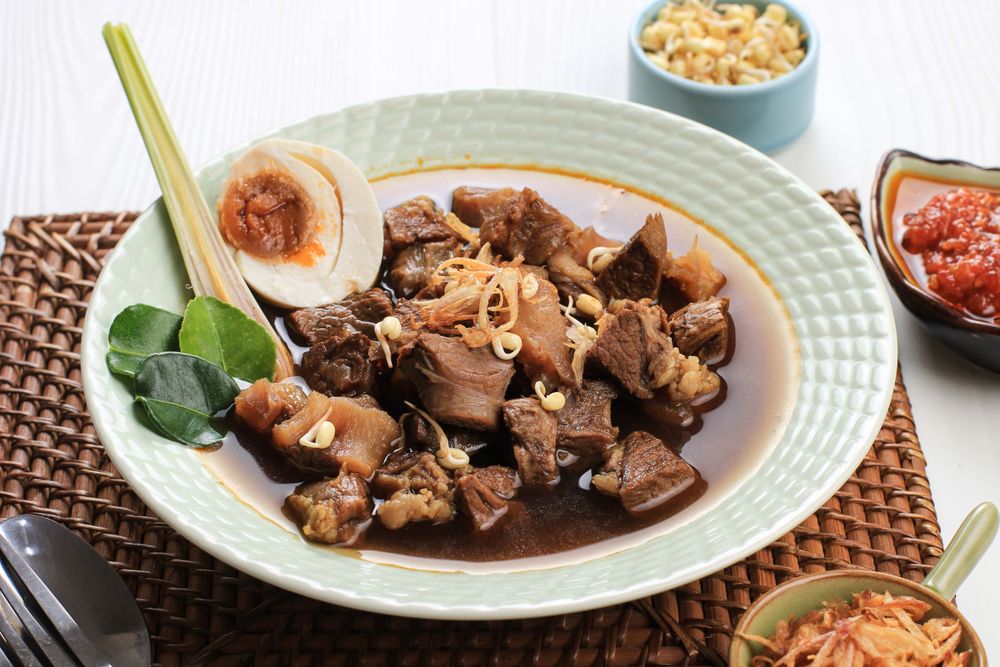 Rawon. Traditional Indonesian Beef Soup Culinary