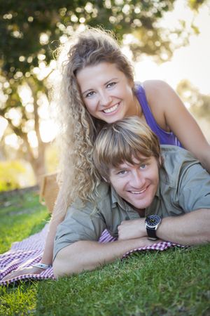 A Couple Enjoying A Day in the Park