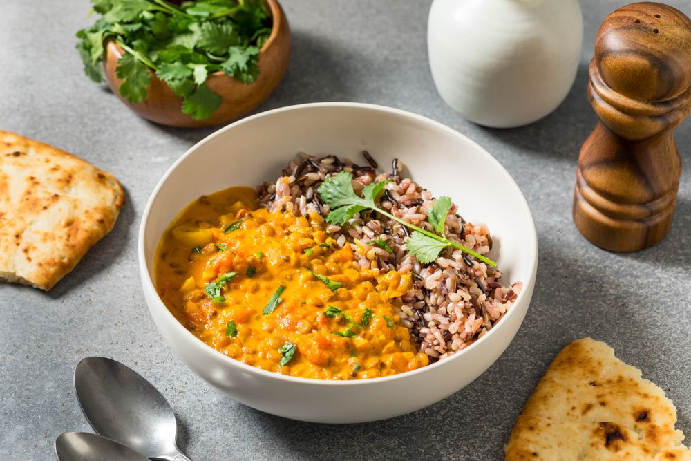 Indian Homemade Coconut Lentil Curry