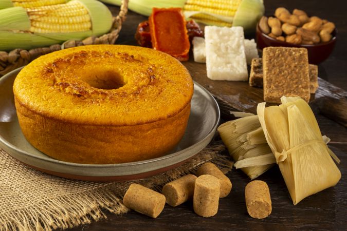 Typical sweets for the Brazilian June party.
