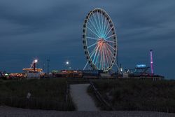 The Steel Pier on the boardwalk in Atlantic City, New Jersey