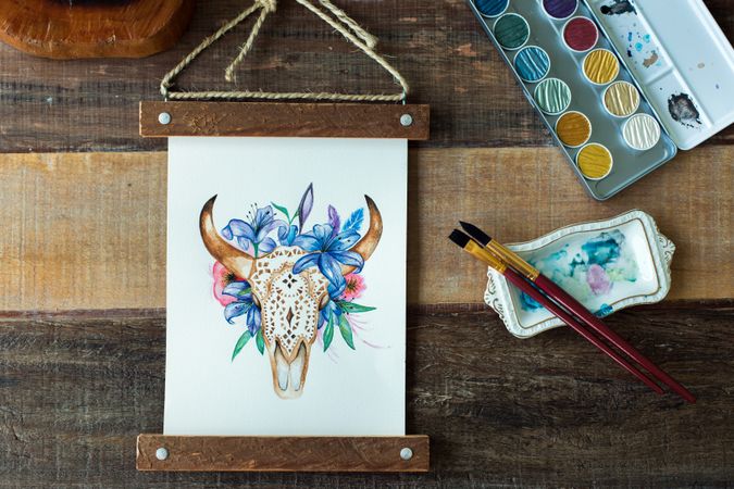 Watercolor painting