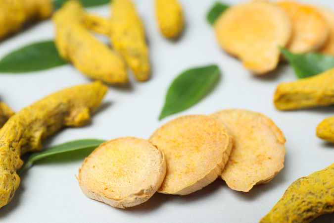 Fragrant seasoning - turmeric, one of the main ingredients in Indian curry