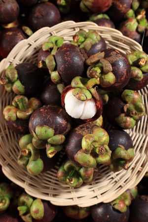 Close Up Mangoosten or Manggis