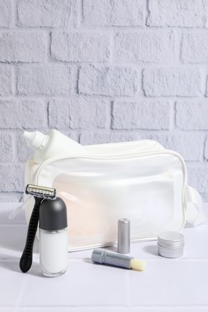 Toilet bag for different toilet and self care accessories