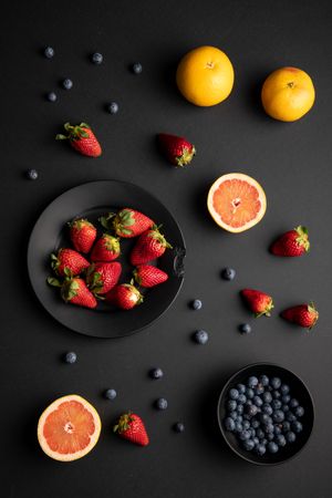 Assorted fruits for breakfast