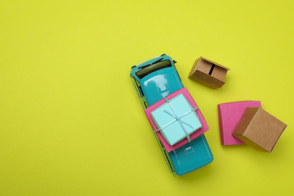 Concept of shopping, space for text