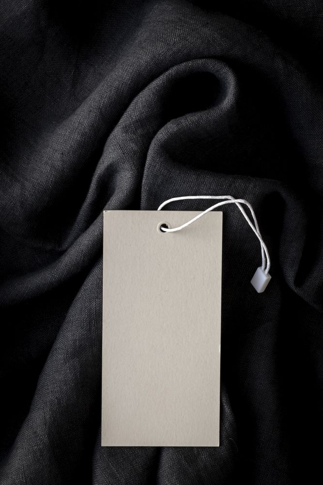 Cardboard labels for price or advertising