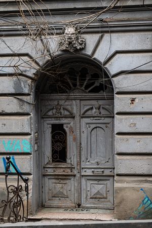 Old Tbilisi architecture in the spring