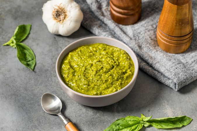 Organic Green Basil Pesto Sauce