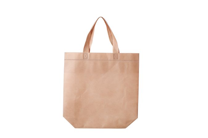 Tote cotton bag isolated on neutral background