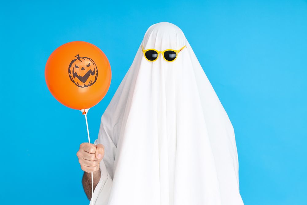 Concept of Halloween mood, Halloween vibes balloon