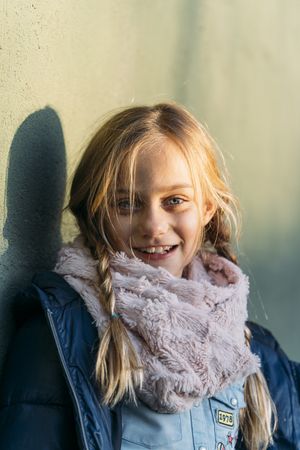 blonde girl portrait