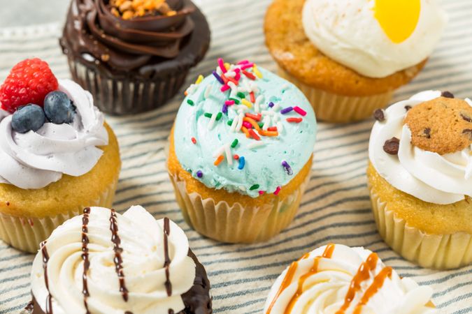 Sweet Homemade Assorted Gourmet Cupcakes