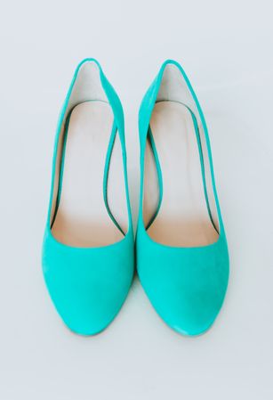 Pair of blue shoes