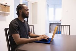 Digital Productivity in a Clean Workspace.