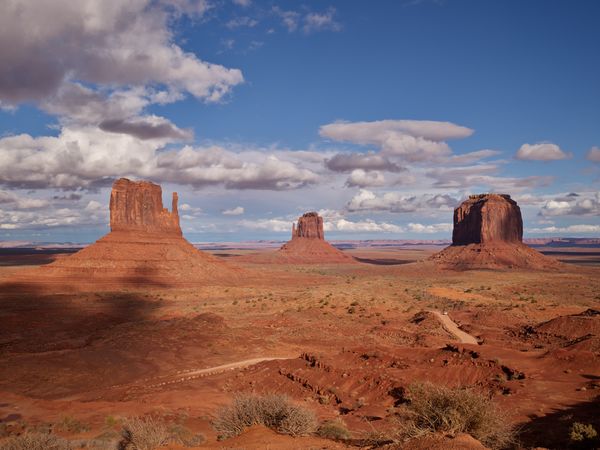 Landscape of Monument Valley in Arizona