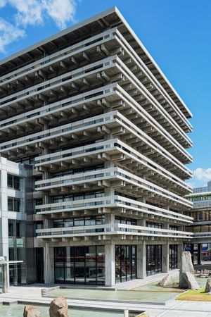 Modern building in Tokyo, Japan