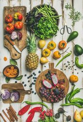 Clean eating, alkaline diet concept