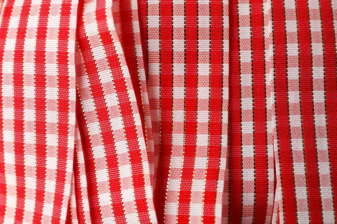 Gift ribbon texture on whole background, close up