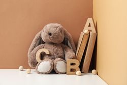Book for baby, concept of literature for children and baby