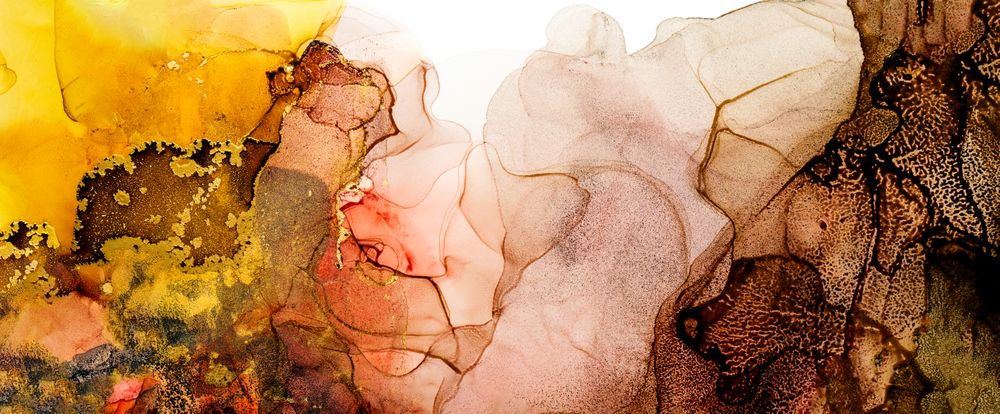 Alcohol ink colors, translucent