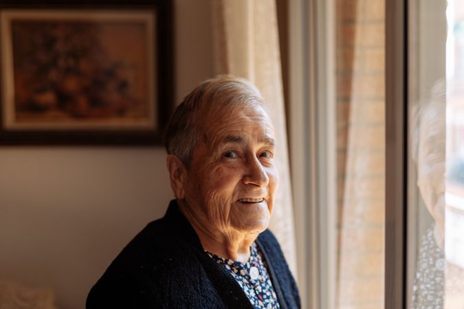 Portrait of mature woman