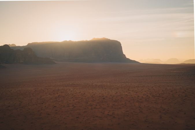 Landscape of Wadi Rum desert