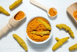 Fragrant seasoning - turmeric, one of the main ingredients in Indian curry