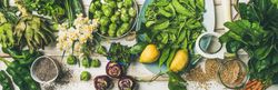 Clean eating food concept