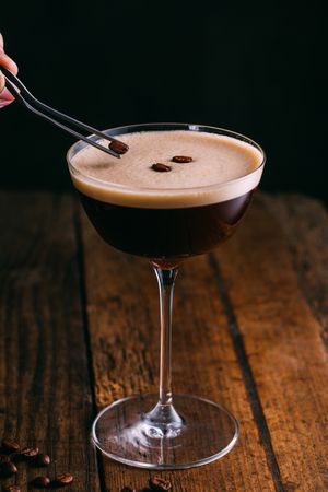 Espresso martini cocktail