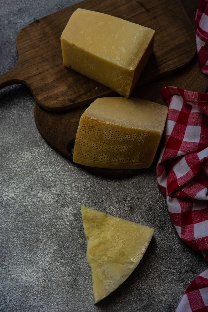 Chunks of Italian parmesan