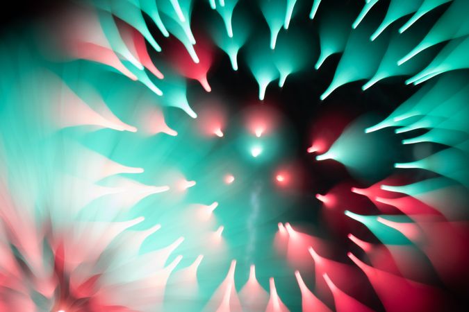 Bright fireworks on night sky